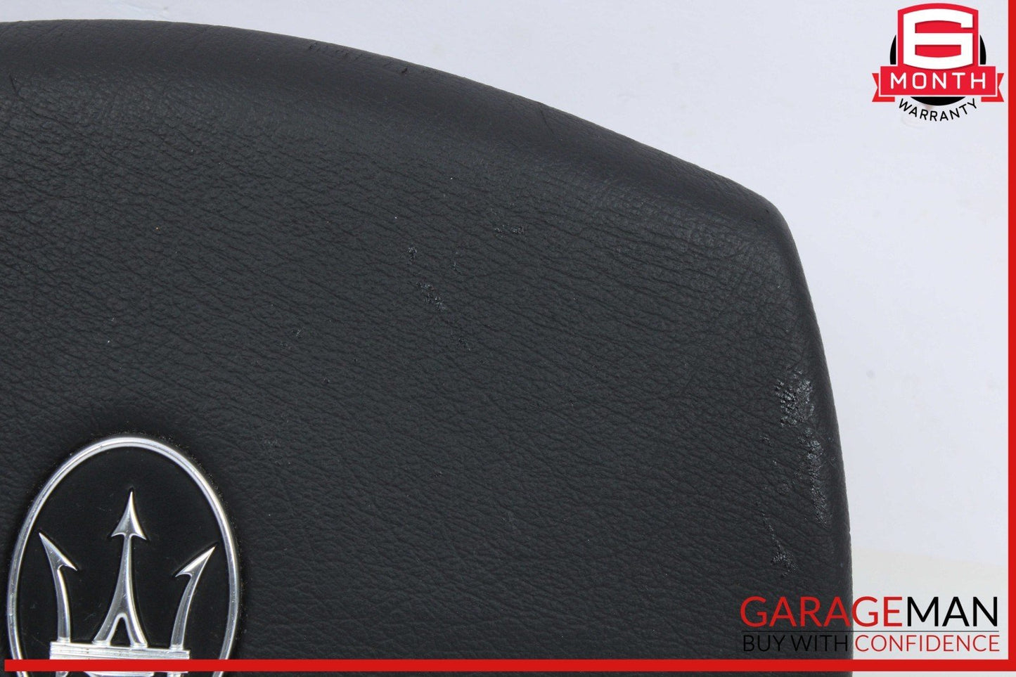 03-13 Maserati Quattroporte M139 Steering Wheel Airbag Black OEM