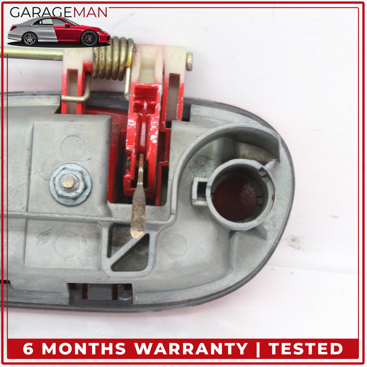 1997-2005 Porsche 911 996 Front Right Side Exterior Door Handle Red OEM