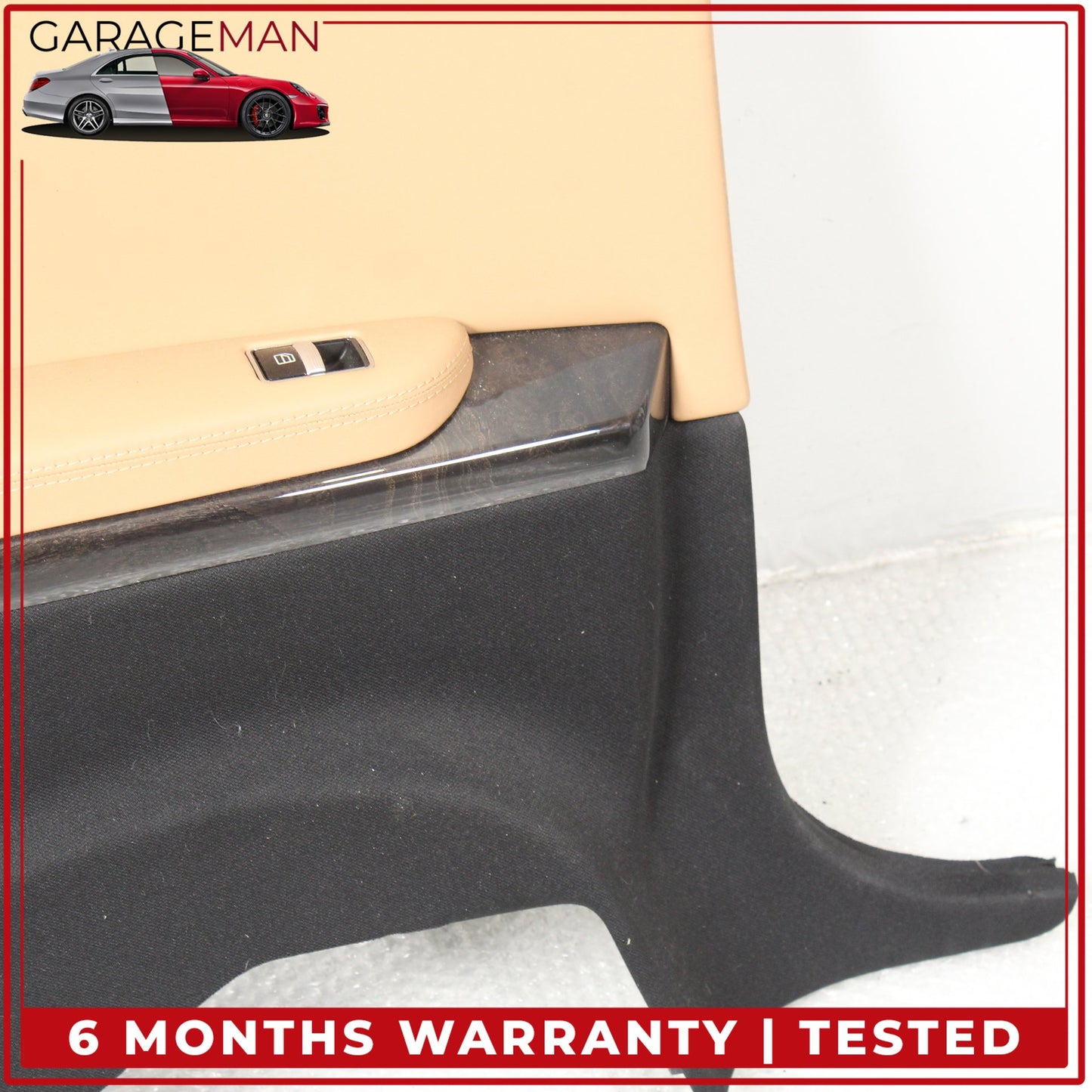 2007-2014 Mercedes-Benz CL550 W216 Coupe Left Rear Door Trim Panel 2166900954 OEM
