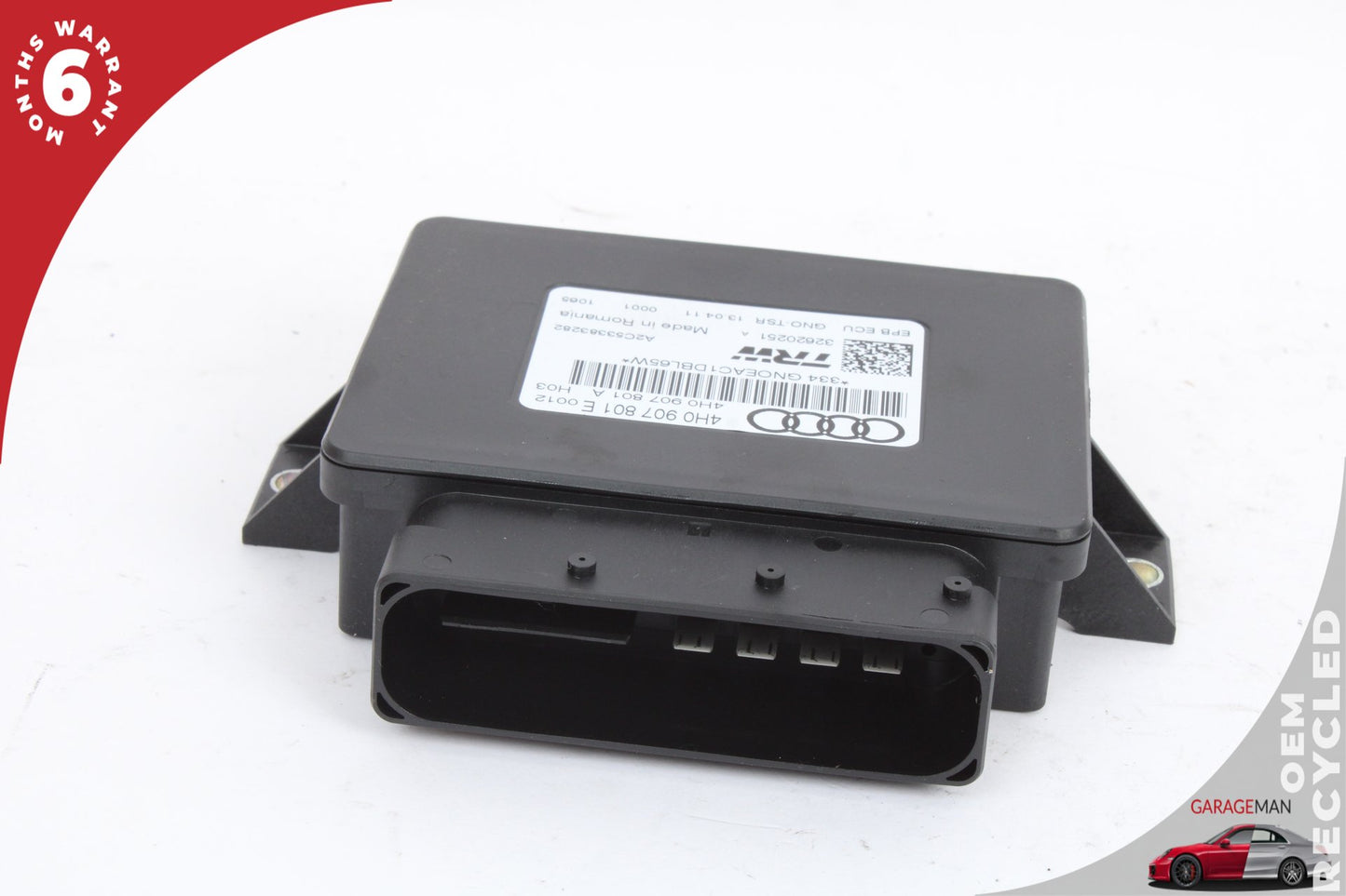 12-18 Audi A6 C7 Sedan Electronic Parking Brake Control Module 4H0907801E