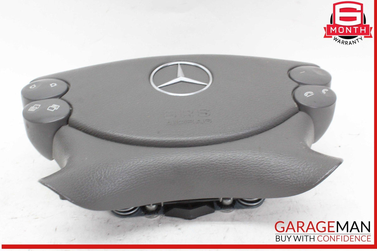 03-12 Mercedes W211 E320 CDI Front Left Steering Wheel Airbag Air Bag Gray OEM