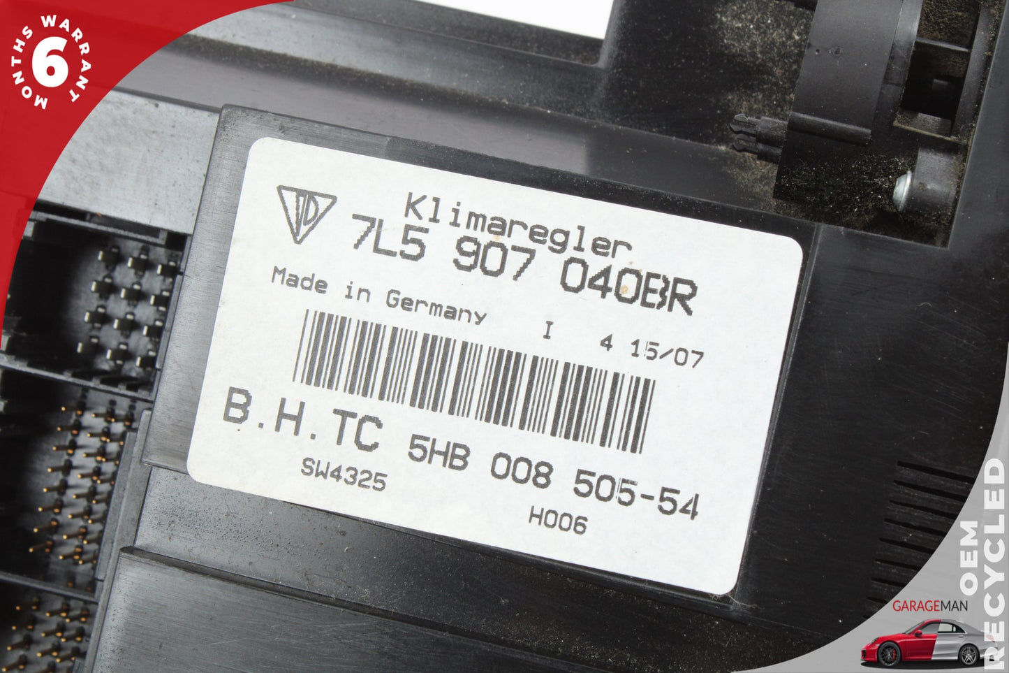 2003-2010 Porsche Cayenne 955 957 Heater Climate Control Switch 7L5907040 OEM