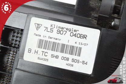 2003-2010 Porsche Cayenne 955 957 Heater Climate Control Switch 7L5907040 OEM