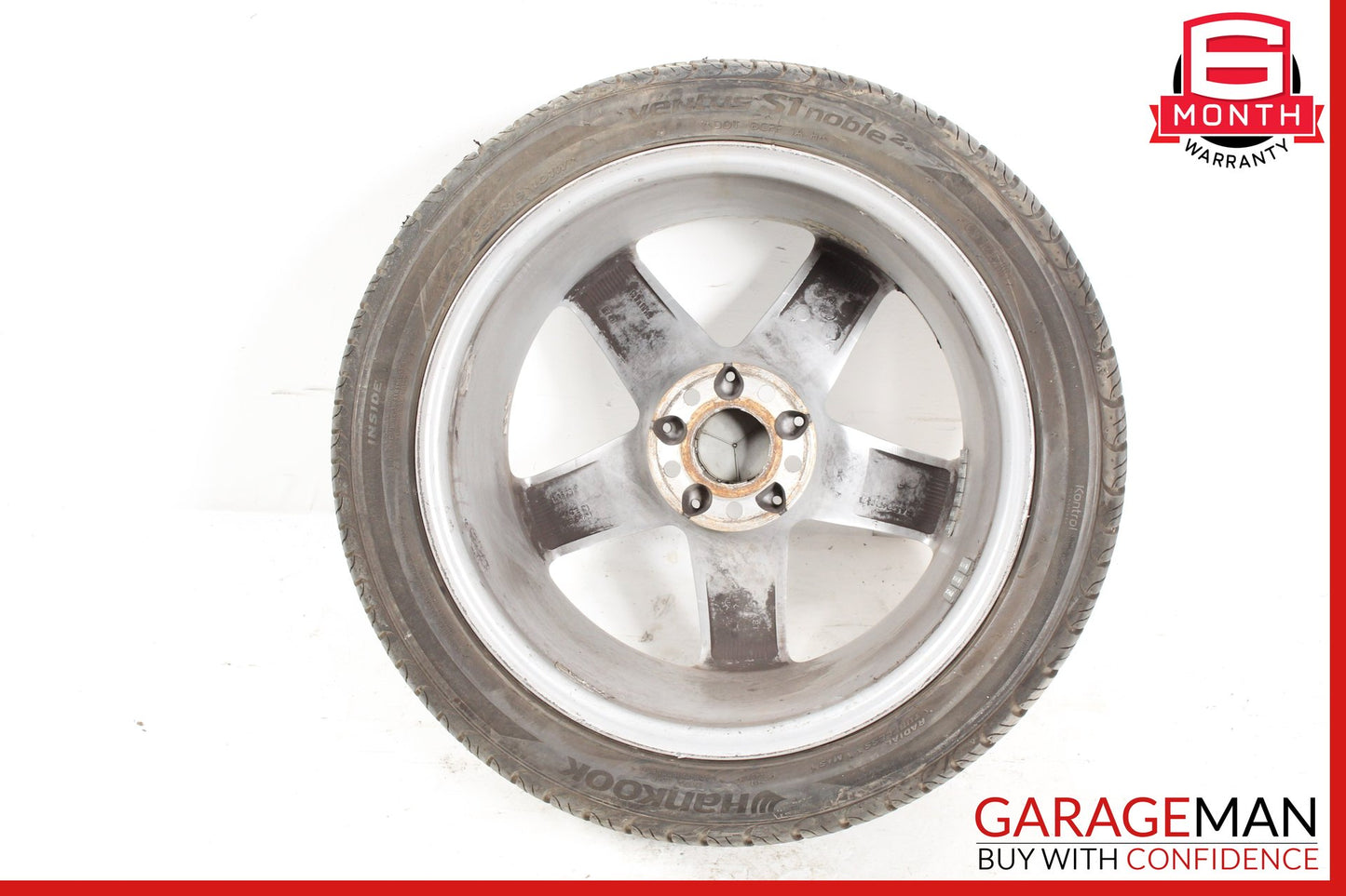 2003-2006 Mercedes R230 SL500 5 Spoke Rear Wheel Rim w/ Tire 9.5JX18H2 ET40 OEM