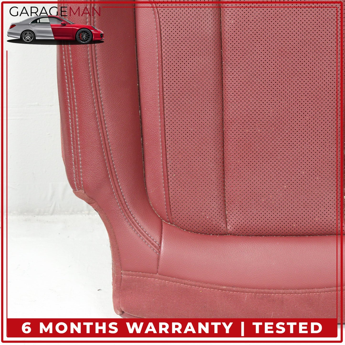 2019-2025 BMW 330i Front Left Driver Side Lower Bottom Seat Cushion Red OEM