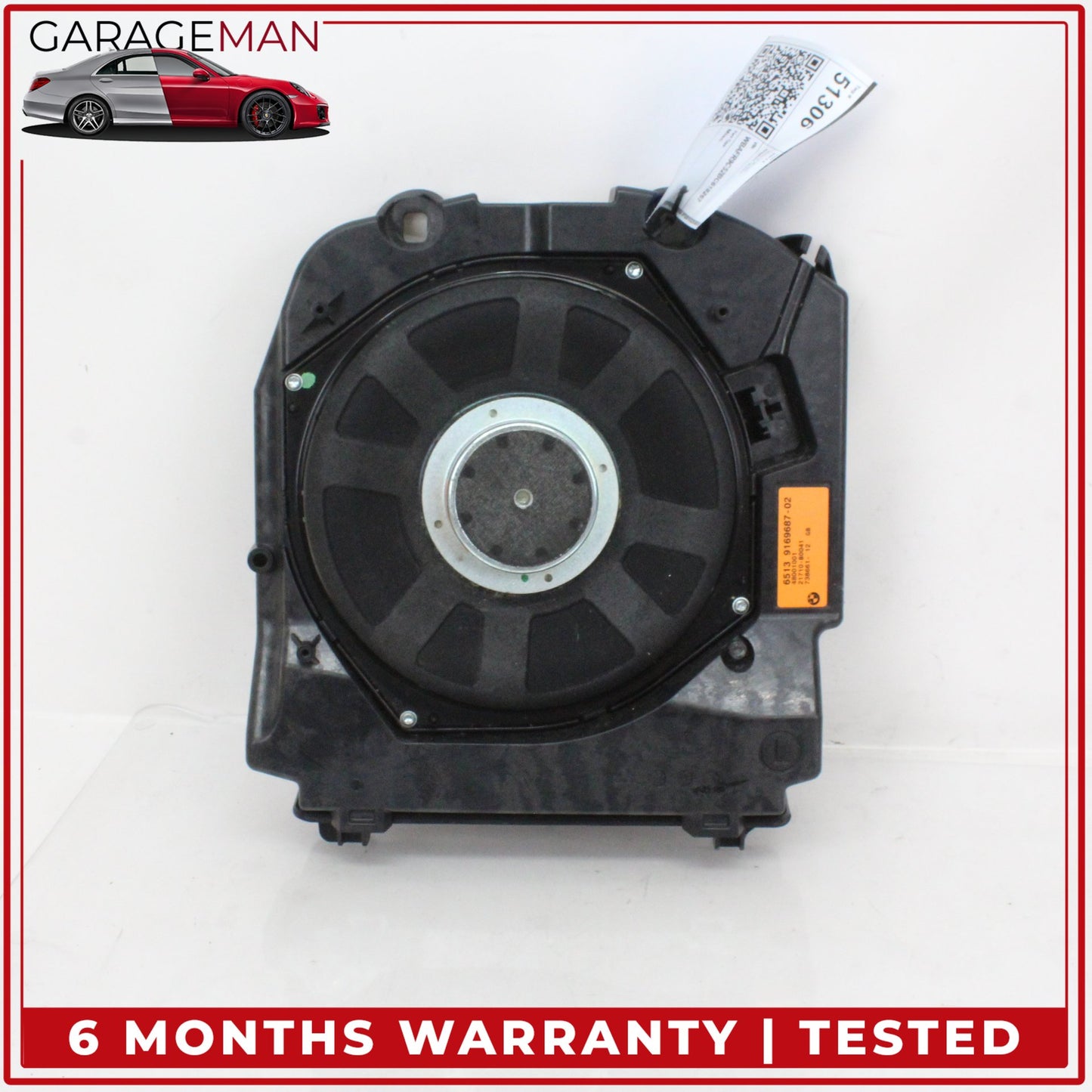 2011-2016 BMW 550i Left Side Audio Sound Subwoofer Woofer Speaker 9169687 OEM
