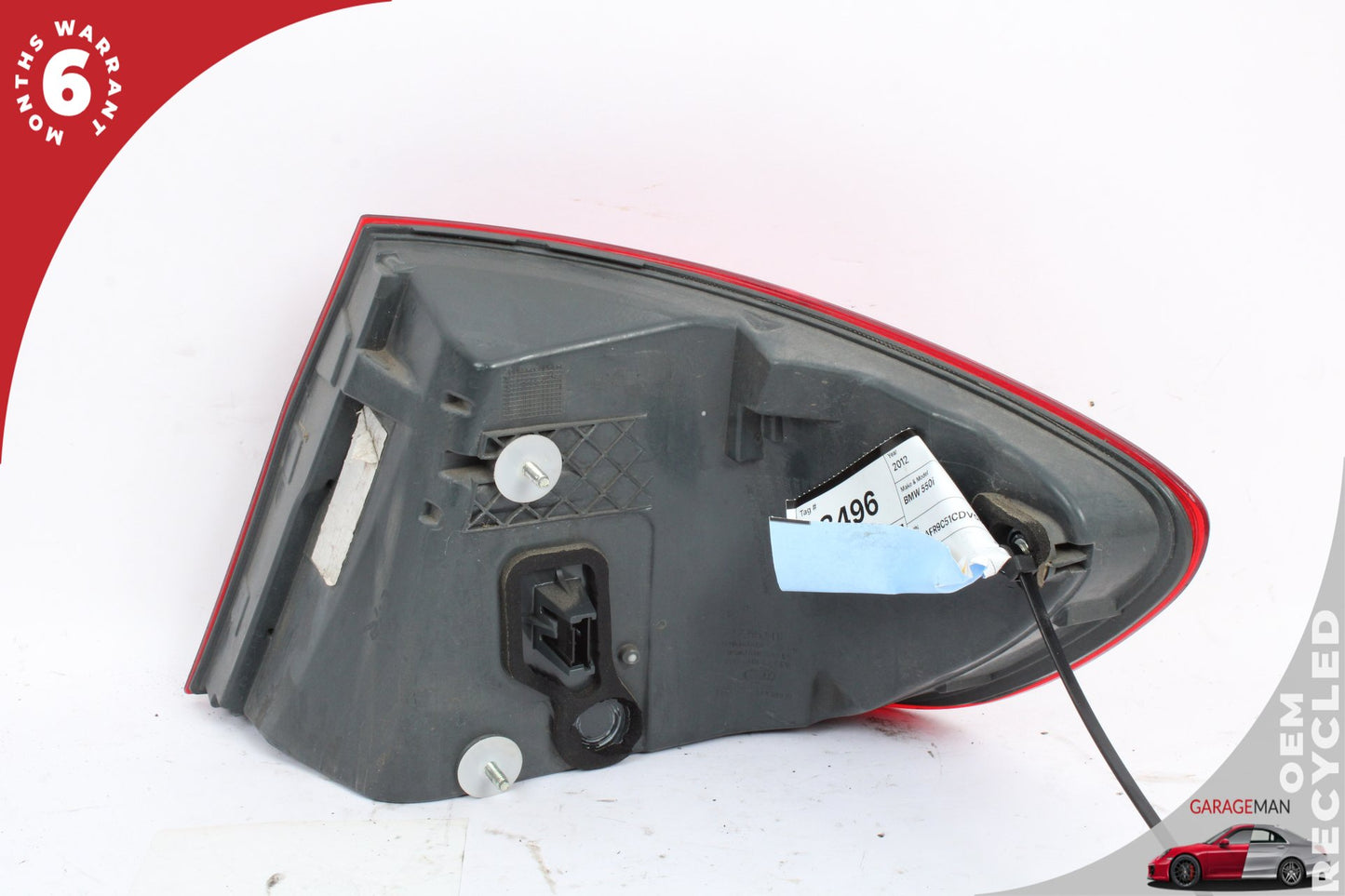 2011-2013 BMW F10 550i Rear Left Outer Taillight Tail Light Lamp 17346201 OEM