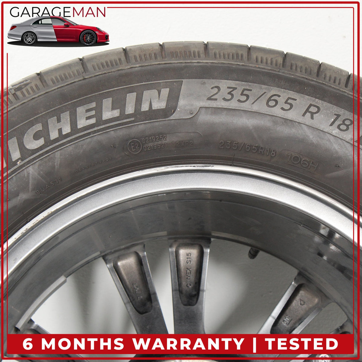 2020-2025 Cadillac XT5 XT6 Front or Rear Wheel Rim 8JX18ET50 w/Michelin Tire OEM