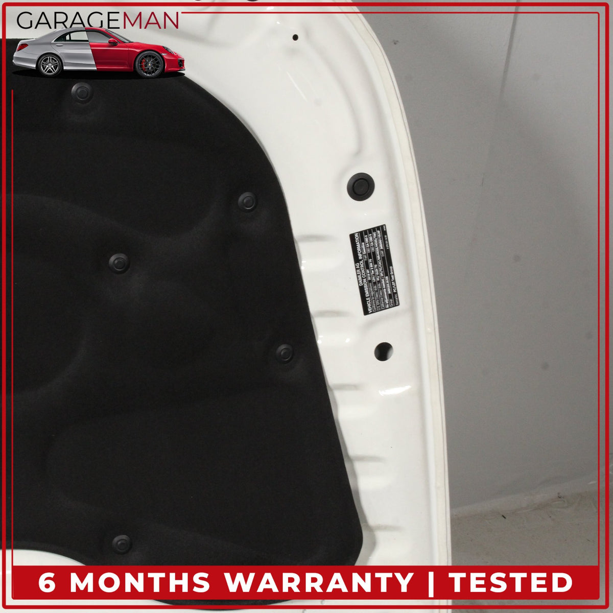 2014-2019 Mercedes C117 CLA250 Sedan Front Hood Bonnet Panel Calcite White OEM