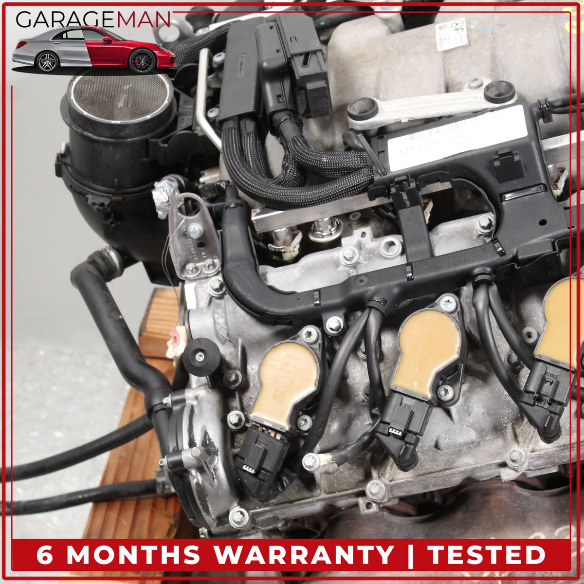 2007-2011 Mercedes W216 CL550 S550 5.5L V8 M273 Engine Motor Assembly OEM 148K