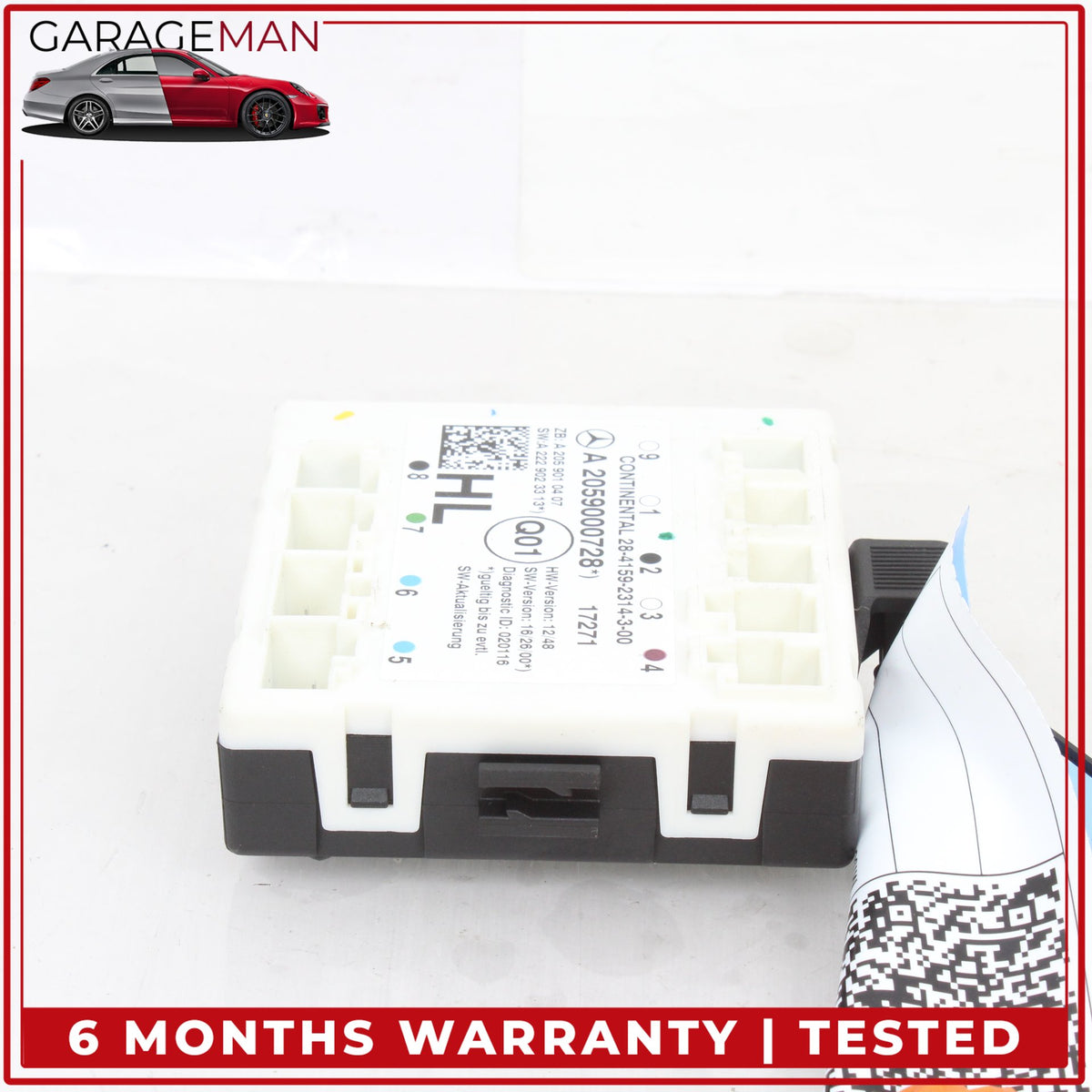2015-2019 Mercedes X253 GLC300 Rear Left Side Door Control Module 2059000728 OEM