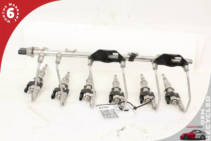 2007-2013 BMW 335is 135i 535i 3.0L Engine Fuel Rail w/ Injectors 7585261 OEM