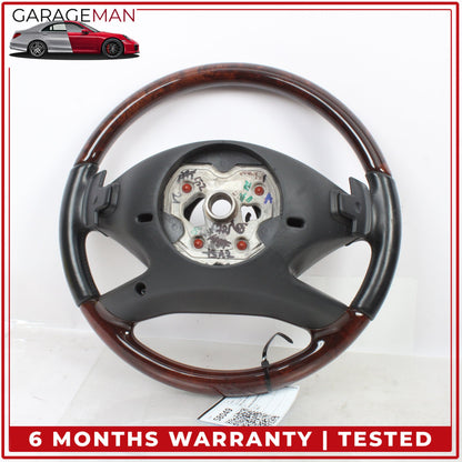 2010-2014 Mercedes W216 CL550 Steering Wheel w/ Paddle Shifters Wood OEM