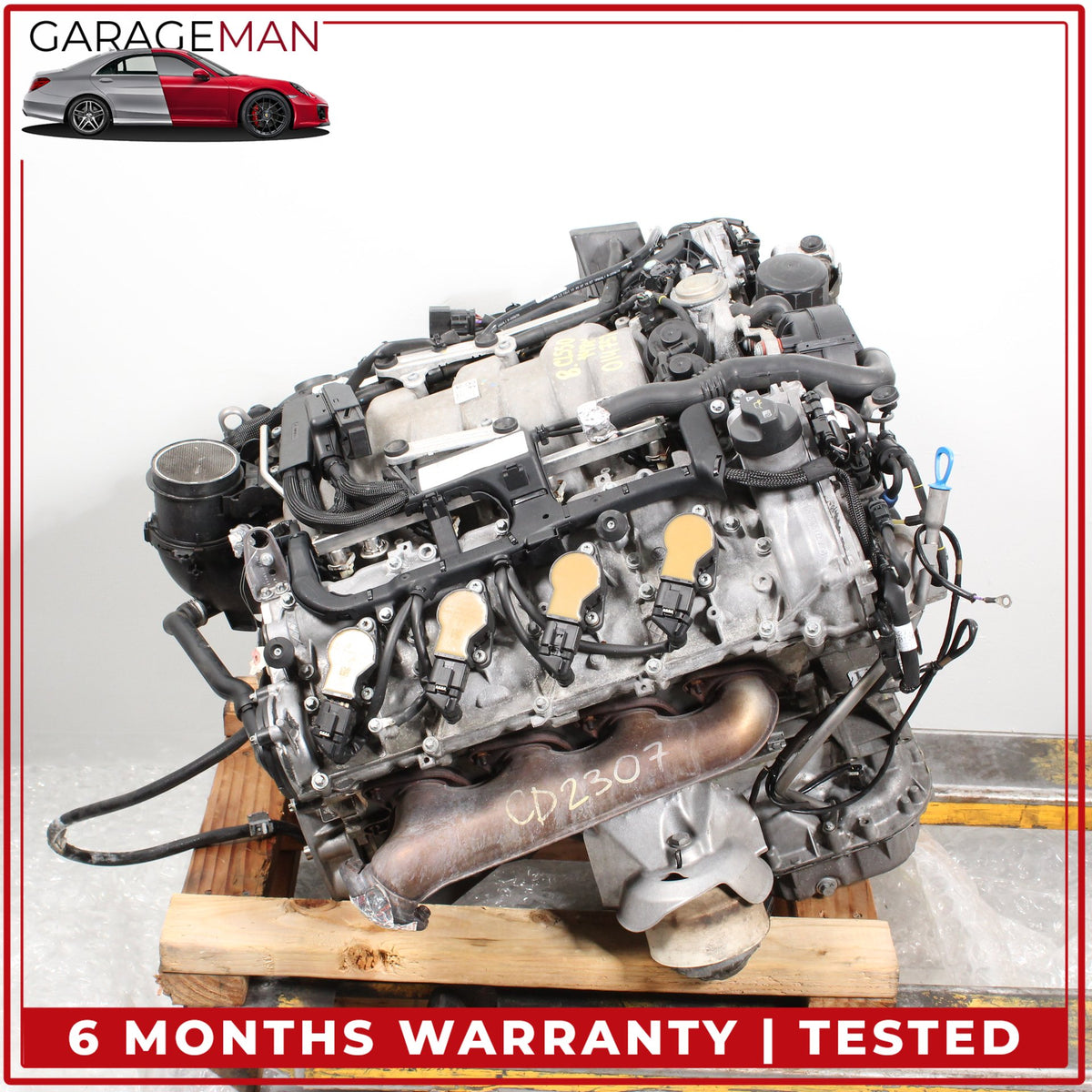 2007-2011 Mercedes W216 CL550 S550 5.5L V8 M273 Engine Motor Assembly OEM 148K