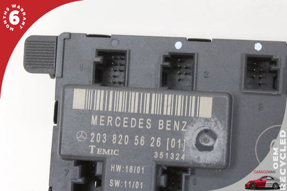 01-07 Mercedes-Benz C240 W203 Right Front Door Control Module 2038205626