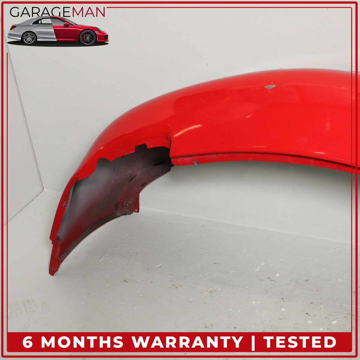 1999-2001 Porsche 911 996 Convertible Front Bumper Cover Red 99650511102 OEM