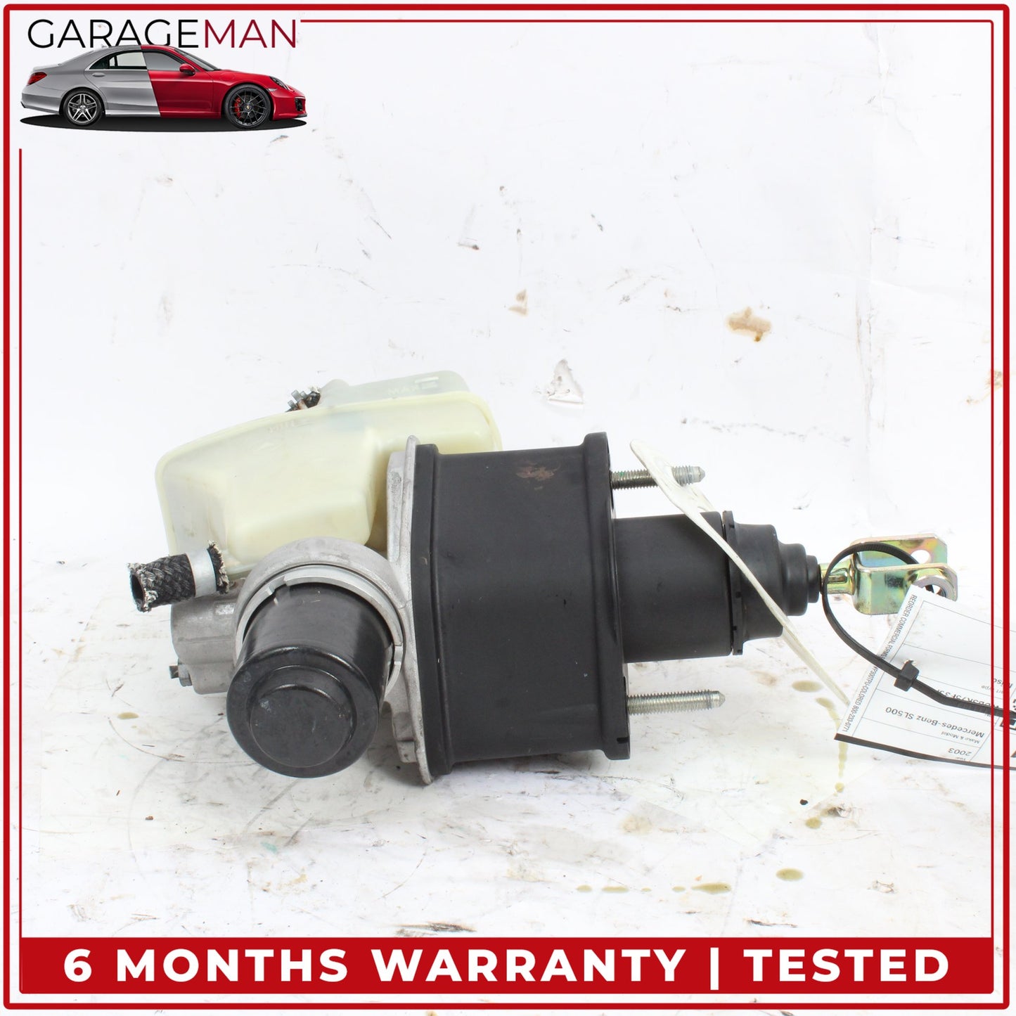 2003-2008 Mercedes R230 SL500 SL600 Power Brake Booster Master Cylinder OEM
