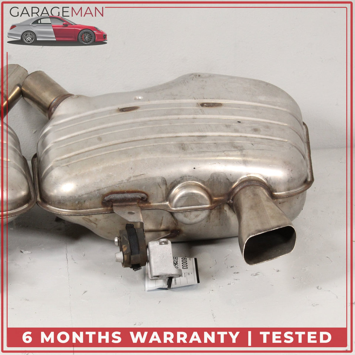 2019-2025 Audi A4 2.0L Rear Left and Right Side Exhaust Muffler 8W5253611A OEM