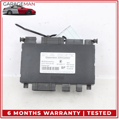 2003-2012 Mercedes W211 E350 Front Right Seat Control Module Unit 2118705026 OEM