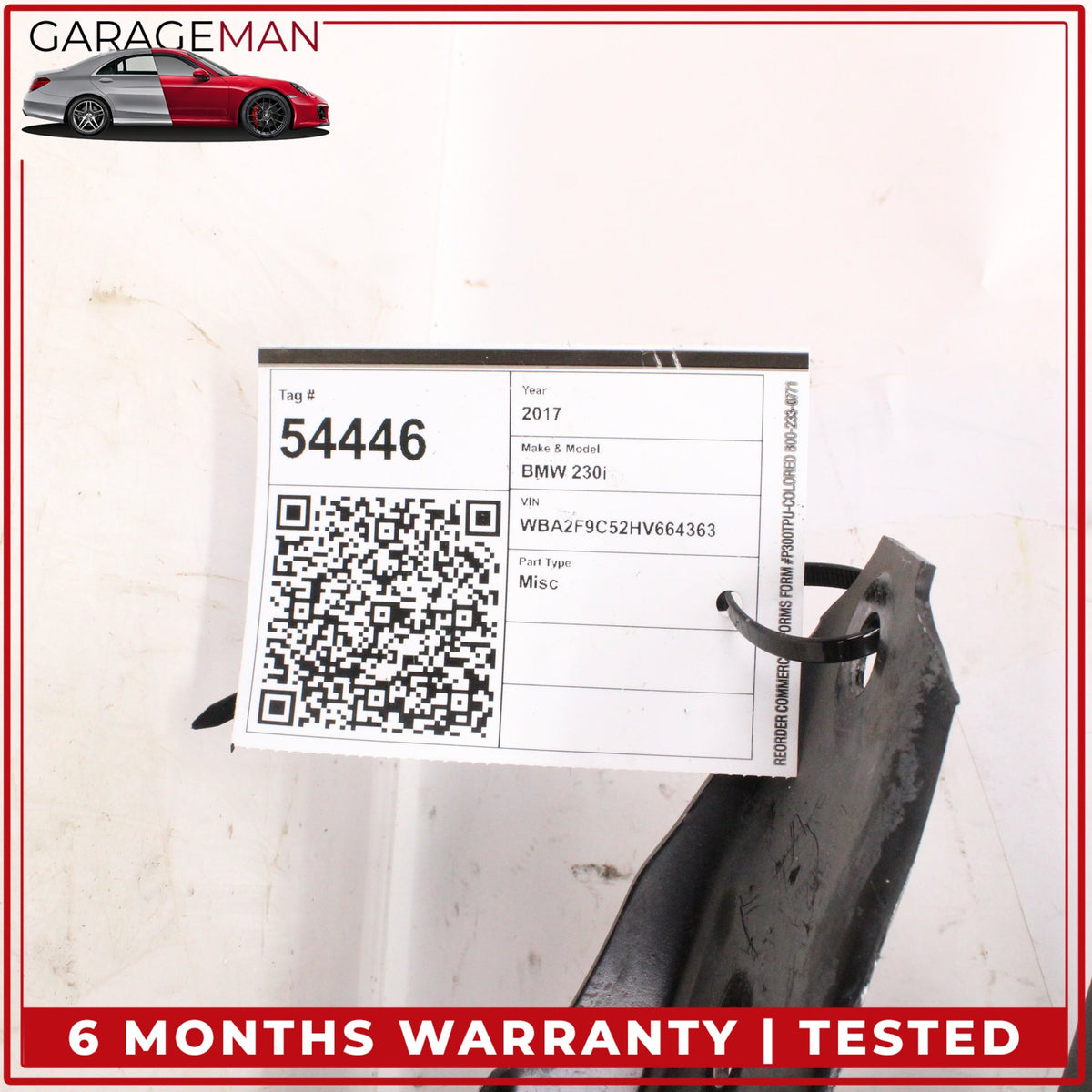 2014-2021 BMW 230i F22 Rear Left or Right Side Lower Control Arm 6867540 OEM