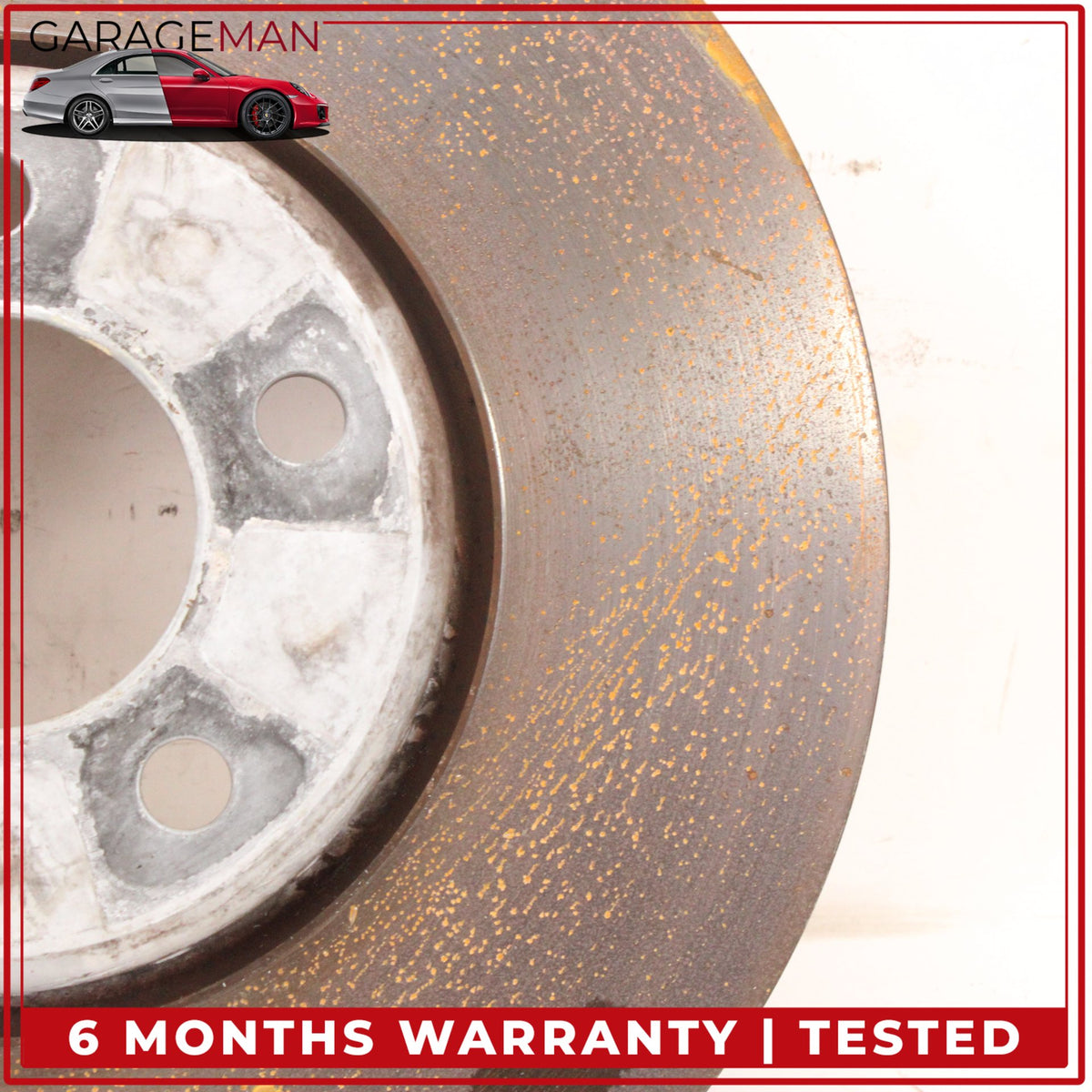 2009-2019 BMW 650i F13 Front Left and Right Side Brake Rotor Disc Set OEM
