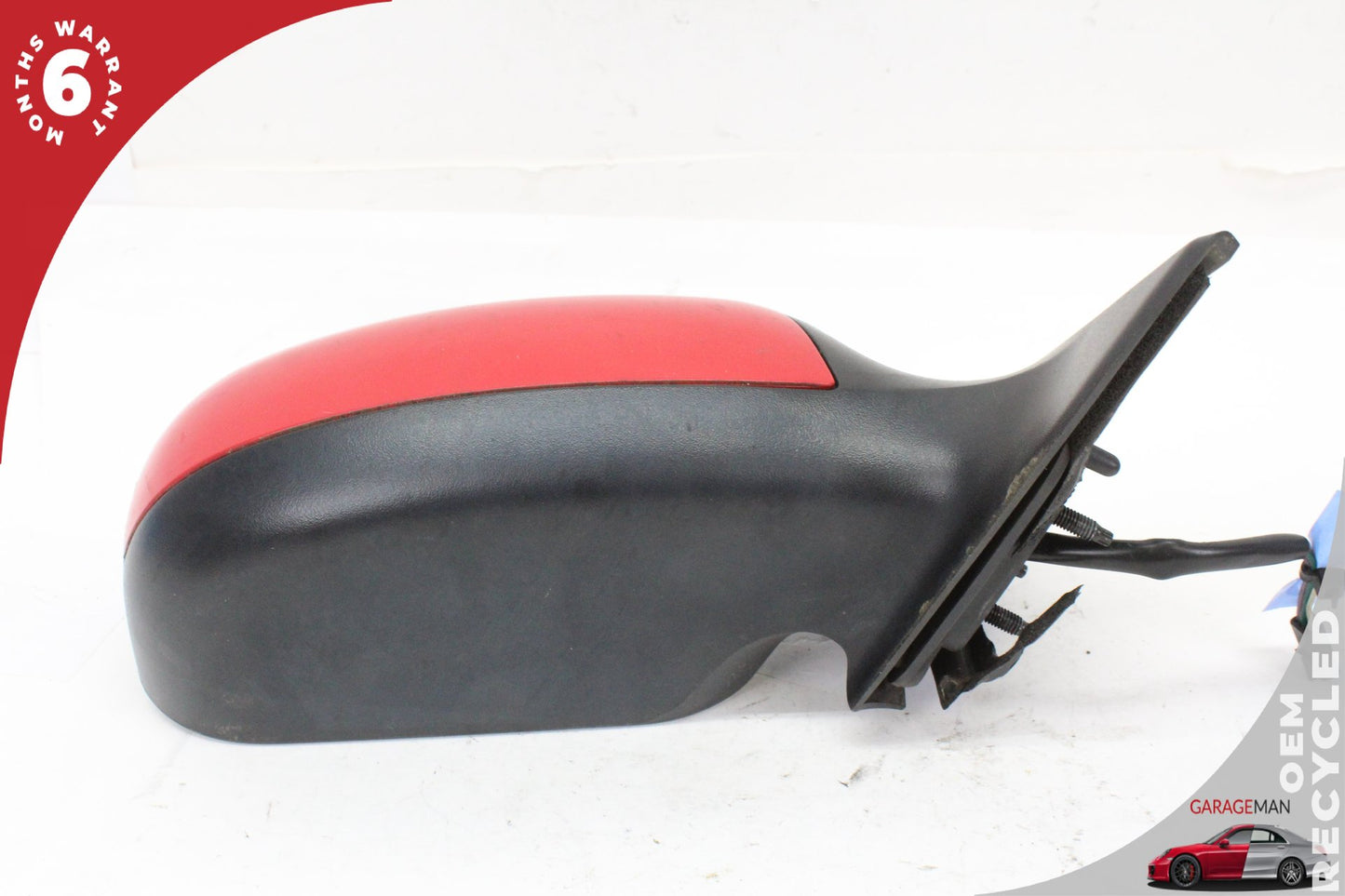 2002-2005 Ford Thunderbird Front Right Door Rear View Mirror Red 1W6Z17682BA OEM
