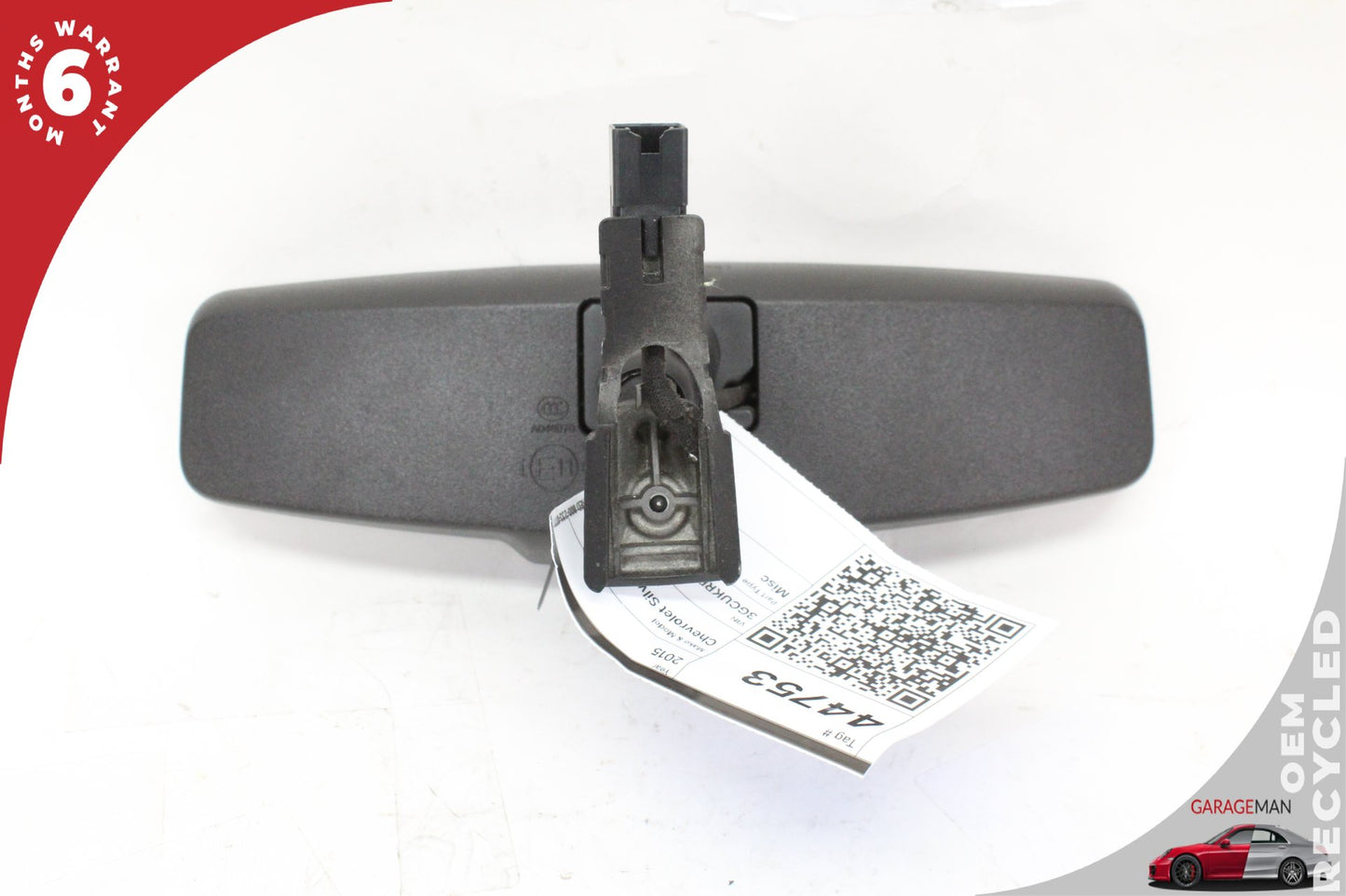 2014-2020 Chevrolet Silverado 1500 Front Upper Windshield Rear View Mirror OEM