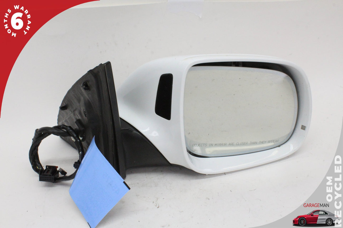 2011-2015 Audi Q7 Front Right Side Door Rear View Mirror White 4L1857410CL OEM