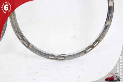 2002-2005 Ford Thunderbird Rear Left and Right Roof Porthole Chrome Trim OEM