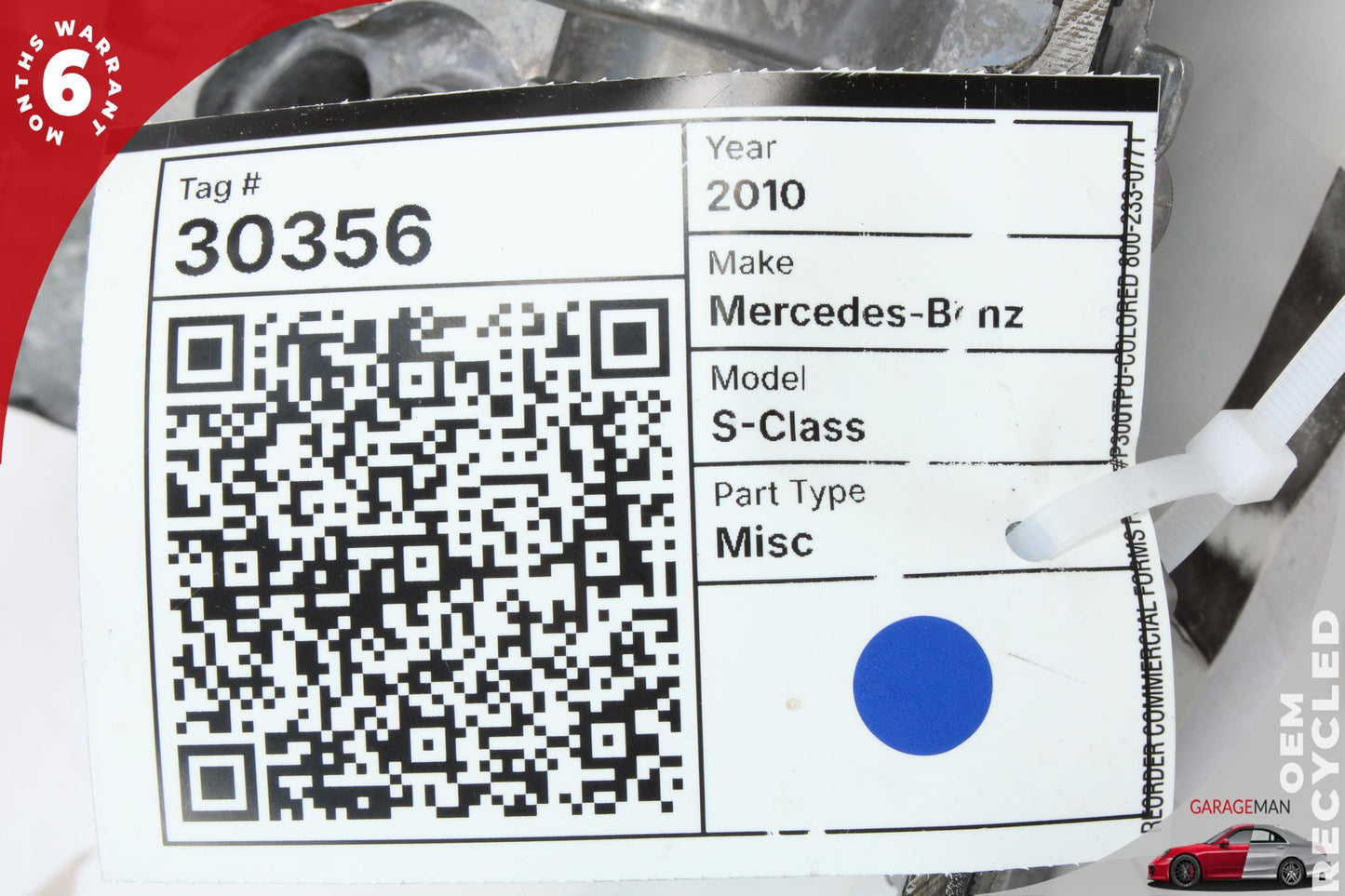 2007-2012 Mercedes W221 S550 Right Side Cylinder Head Valve Cover 2730160105 OEM