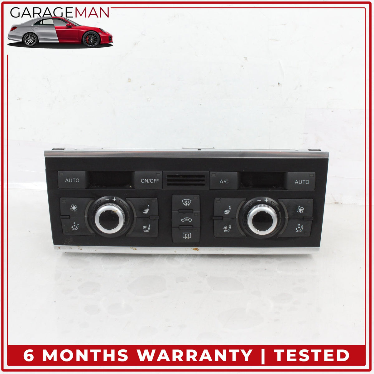 2013-2015 Audi Q7 Front AC A/C Temperature Climate Control Switch Panel OEM