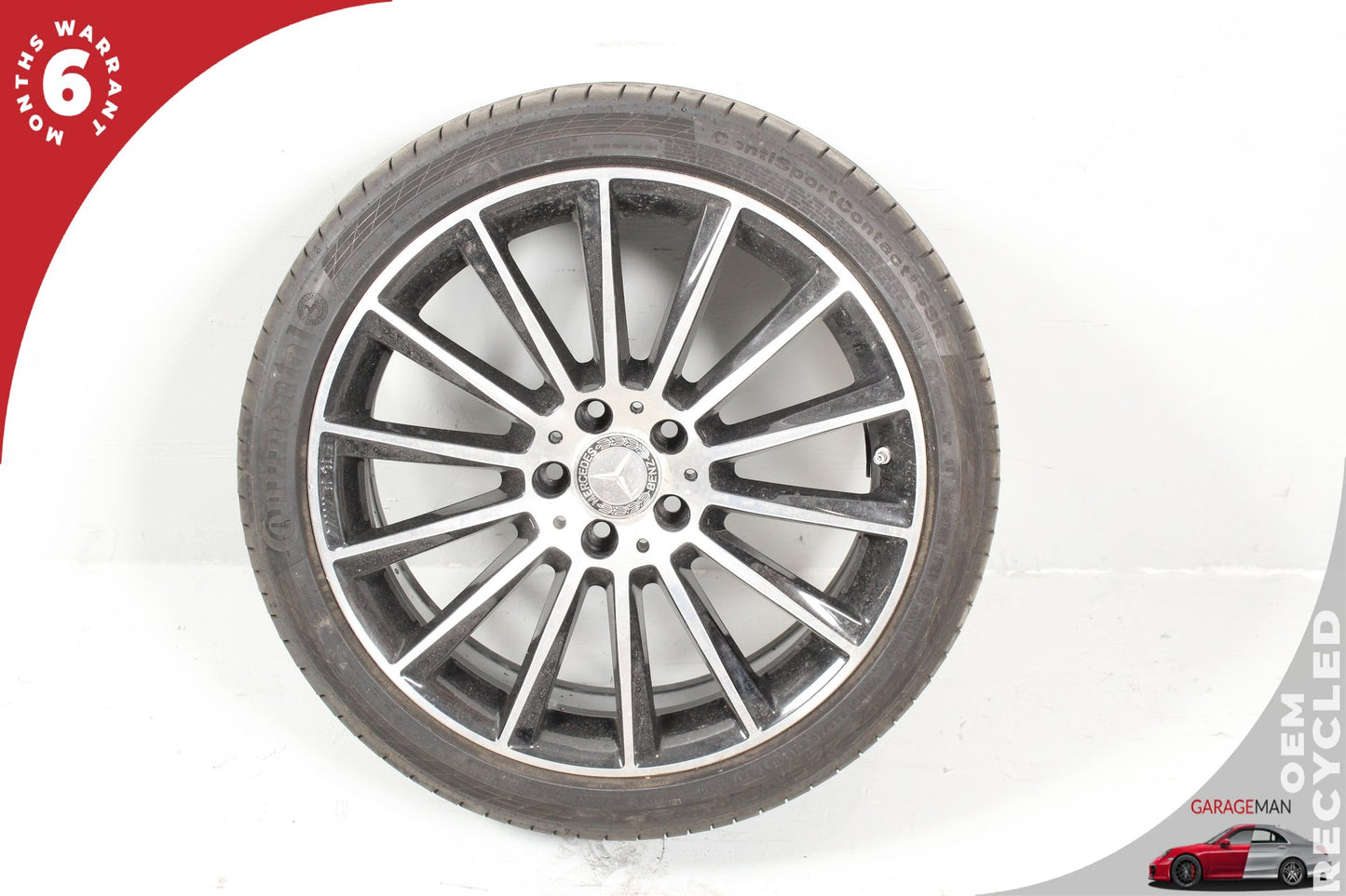 2015-2021 Mercedes W205 C300 C43 AMG Front Wheel Rim w/ Tire 7.5JX19 H2 ET44 OEM