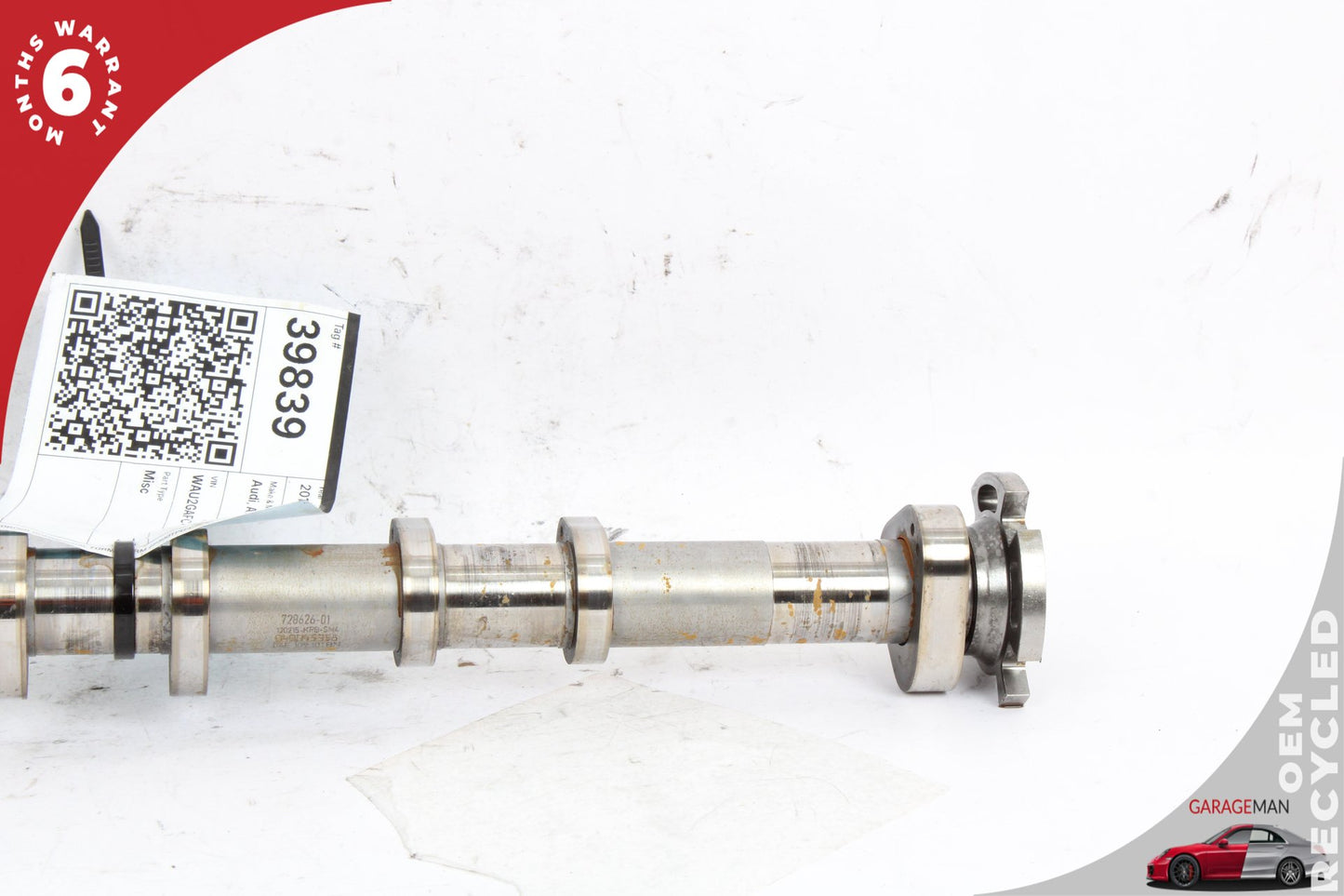 2015-2019 Audi A7 A6 A8 Q7 3.0L Right Side Intake Camshaft 06E109101BN OEM