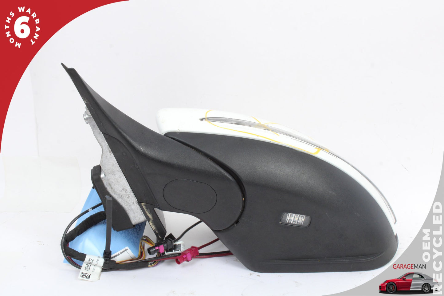 2015-2021 Mercedes W205 C300 C350e Left Door Rear View Mirror w/ Blind Spot OEM