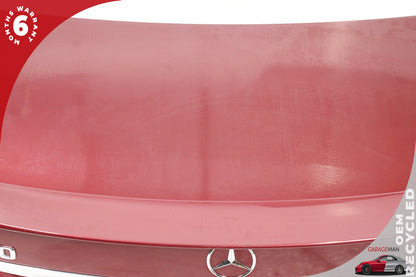 2012-2018 Mercedes W218 CLS550 CLS400 Rear Trunk Lid Panel Assembly Red OEM