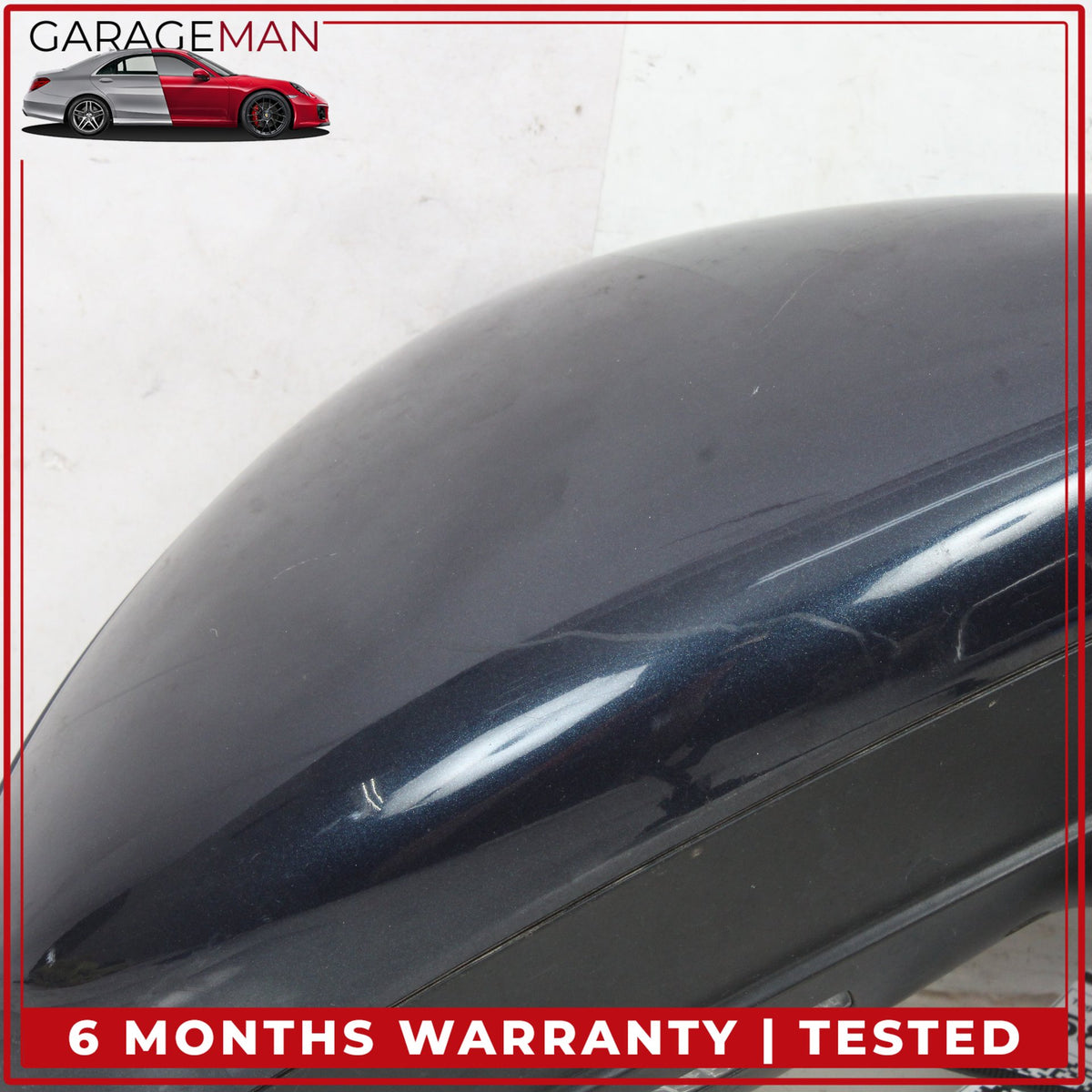 2010-2013 Porsche Panamera 970 Right Door Rear View Mirror Blue Metallic OEM
