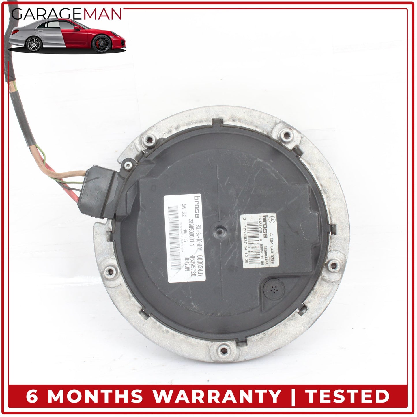2008-2018 Mercedes W212 E350 GLK350 Engine Radiator Cooling Fan Motor OEM