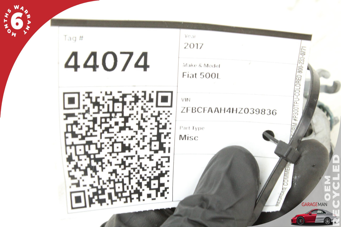2014-2019 Fiat 500L Front Hood Bonnet Lock Latch Actuator 68270879AA OEM