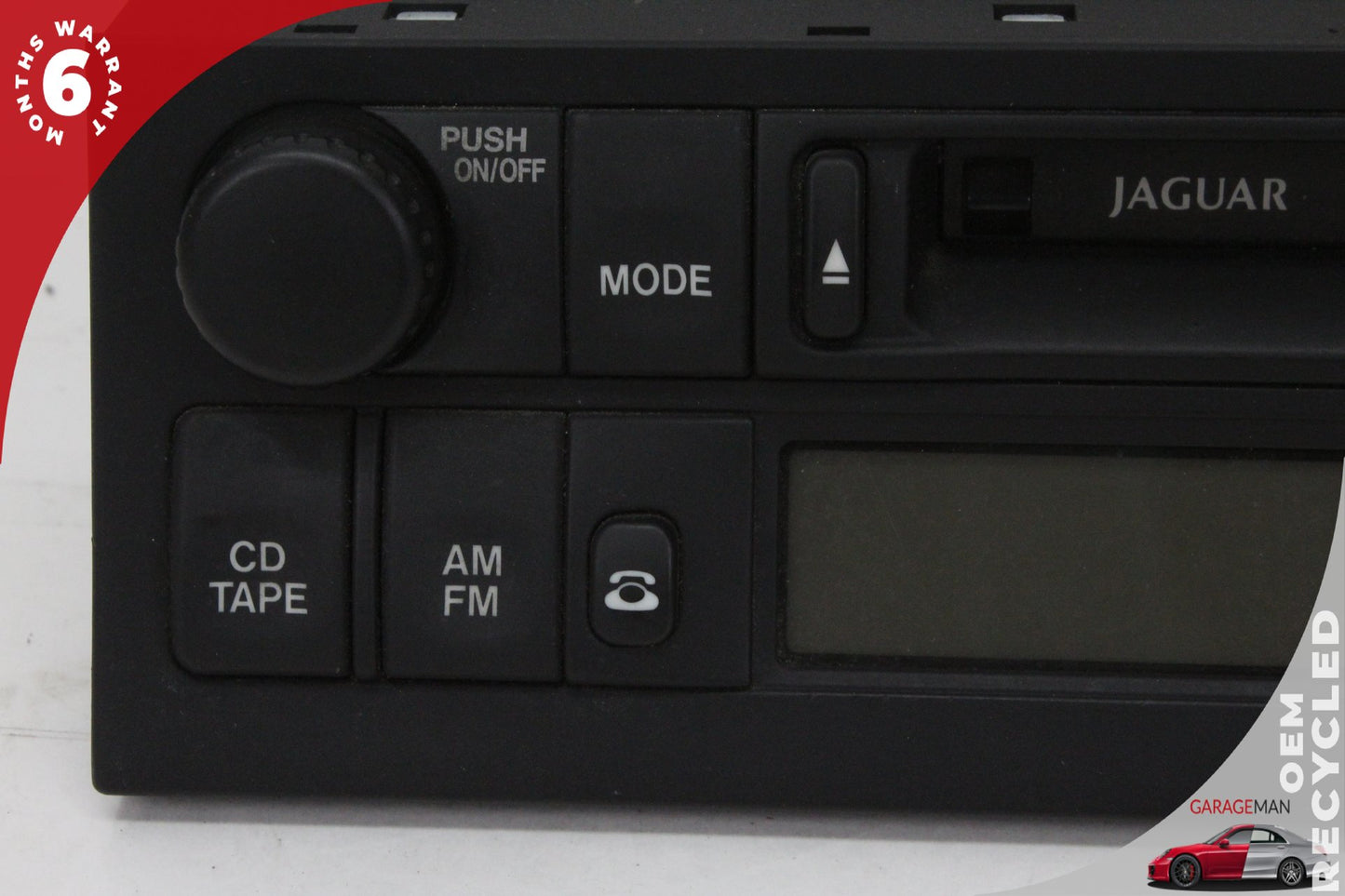 2000-2006 Jaguar XK8 X100 AM FM Radio Receiver Cassette Player LJD4100AB OEM