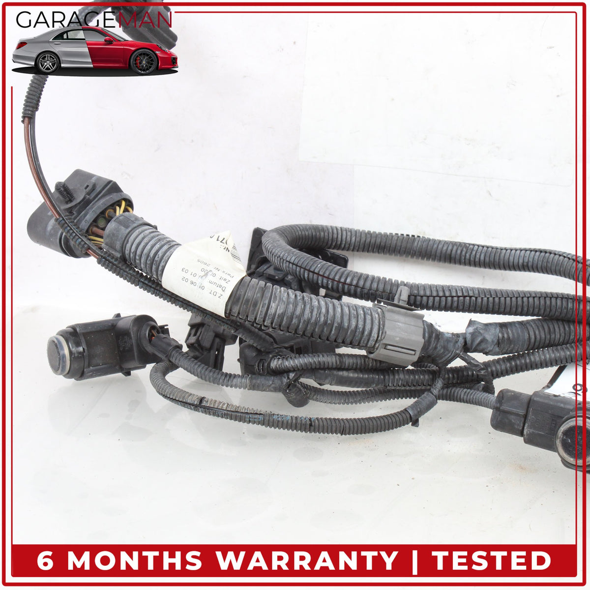 2003-2006 Porsche Cayenne 955 Front Bumper Parking Sensor Wire Harness Set OEM