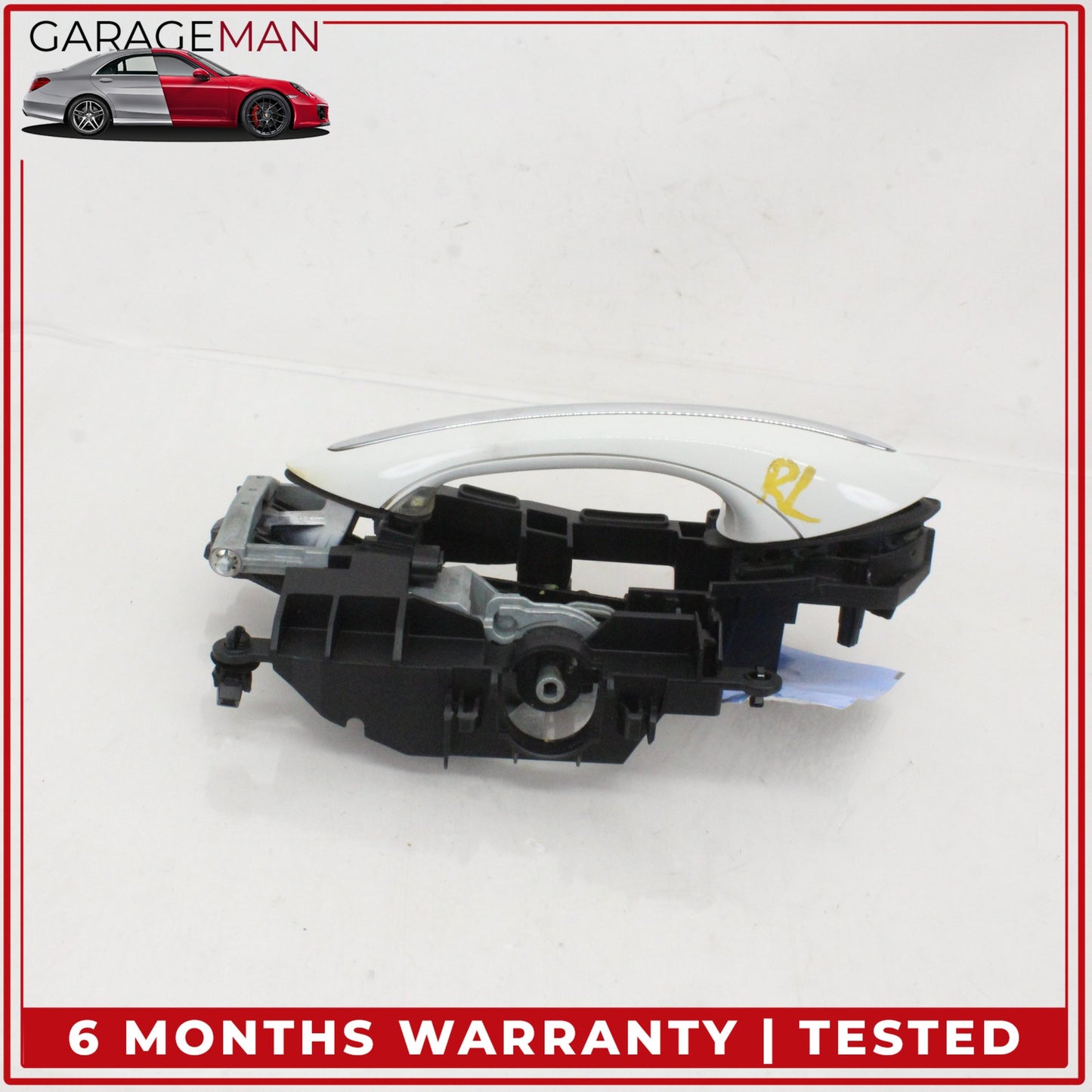 2011-2016 BMW 550i 535i Rear Left Driver Side Exterior Door Handle White OEM