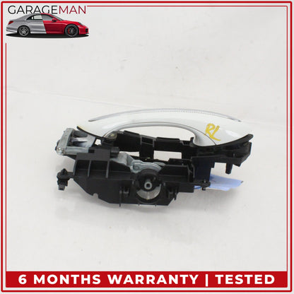 2011-2016 BMW 550i 535i Rear Left Driver Side Exterior Door Handle White OEM