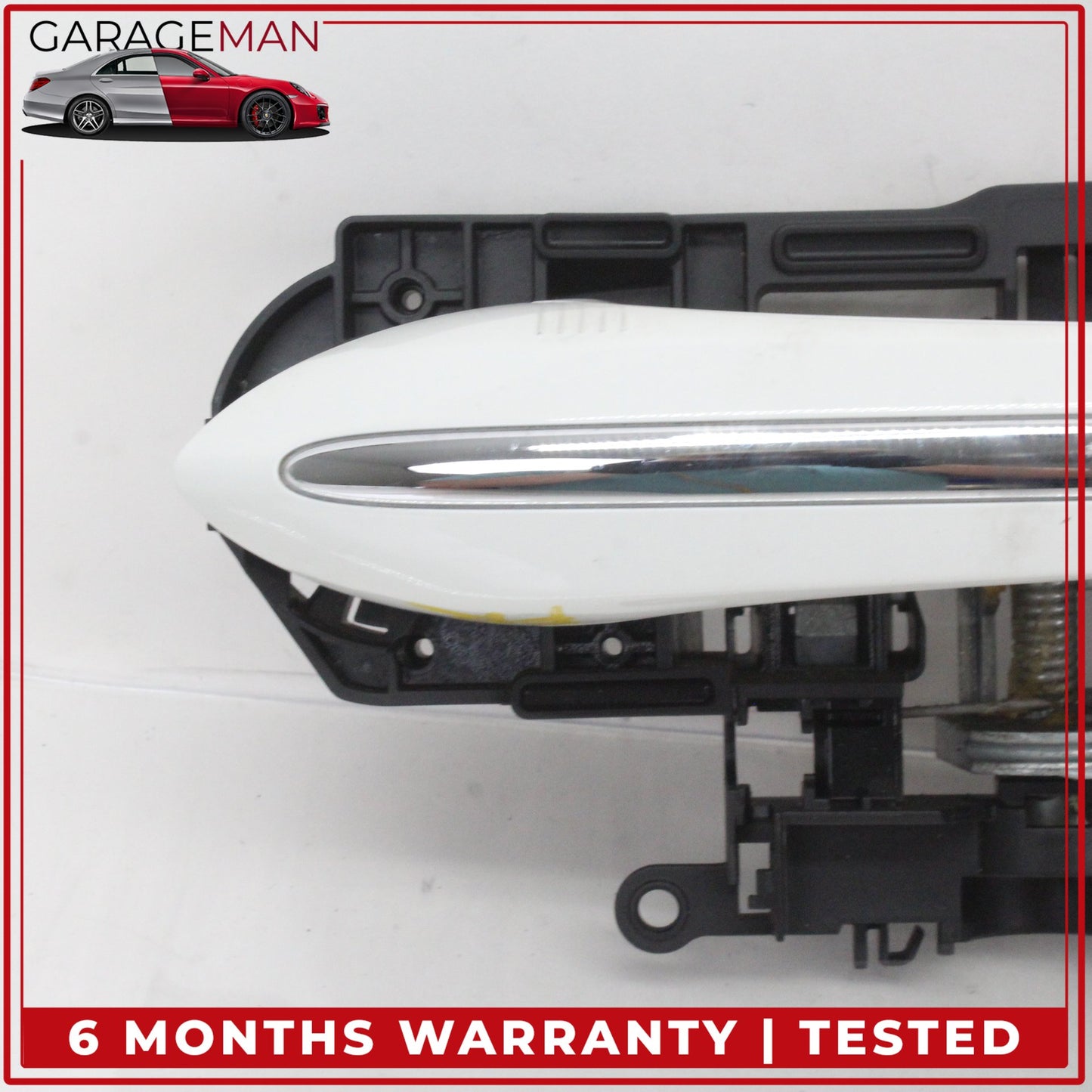 2011-2016 BMW 550i Front Right Passenger Side Exterior Door Handle White OEM