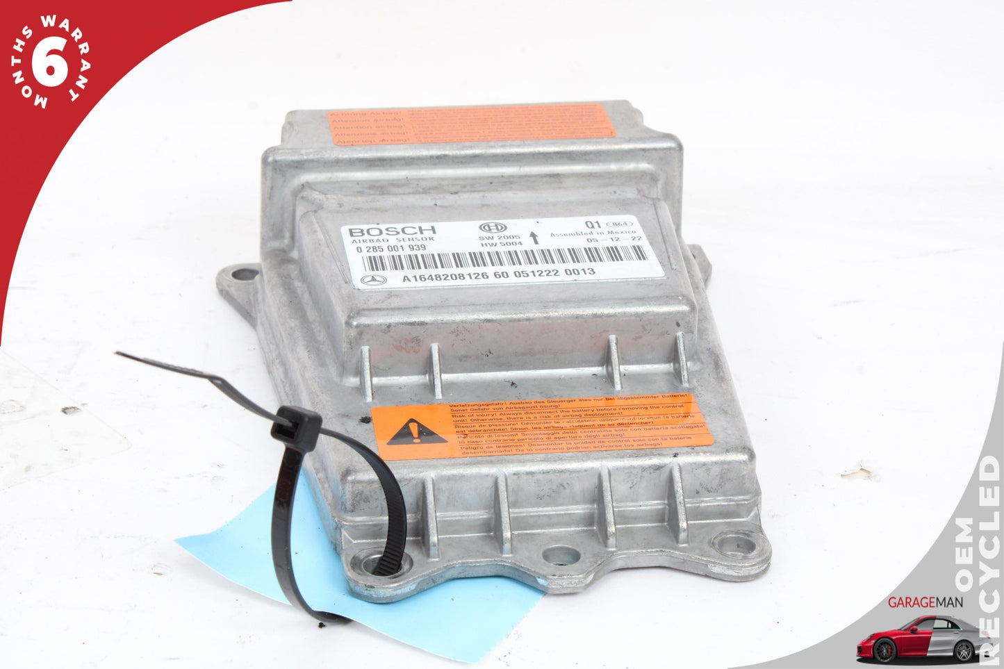2006-2013 Mercedes X164 GL450 SRS Air Bag Airbag Sensor Bosch 1648208126 OEM