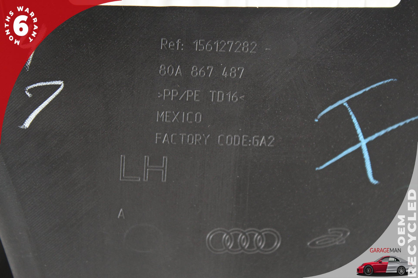 2018-2025 Audi SQ5 Q5 Rear Left Driver Side Door Trim Panel 80A867487 OEM
