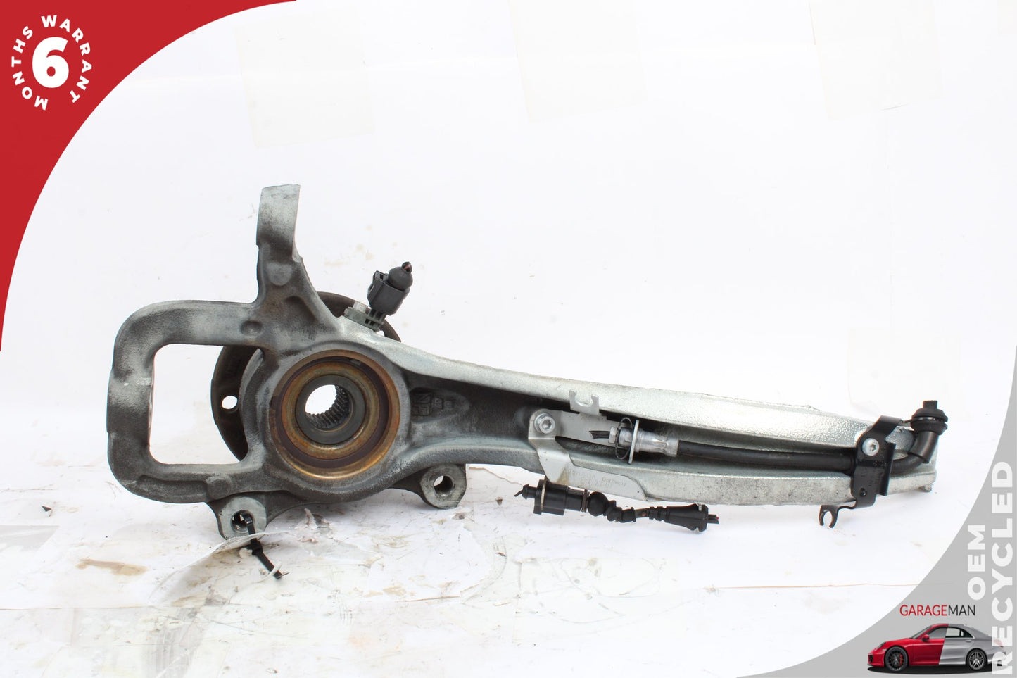 2003-2010 Audi Q7 AWD 3.6L Front Left Spindle Knuckle Wheel Hub 7L0407257A OEM
