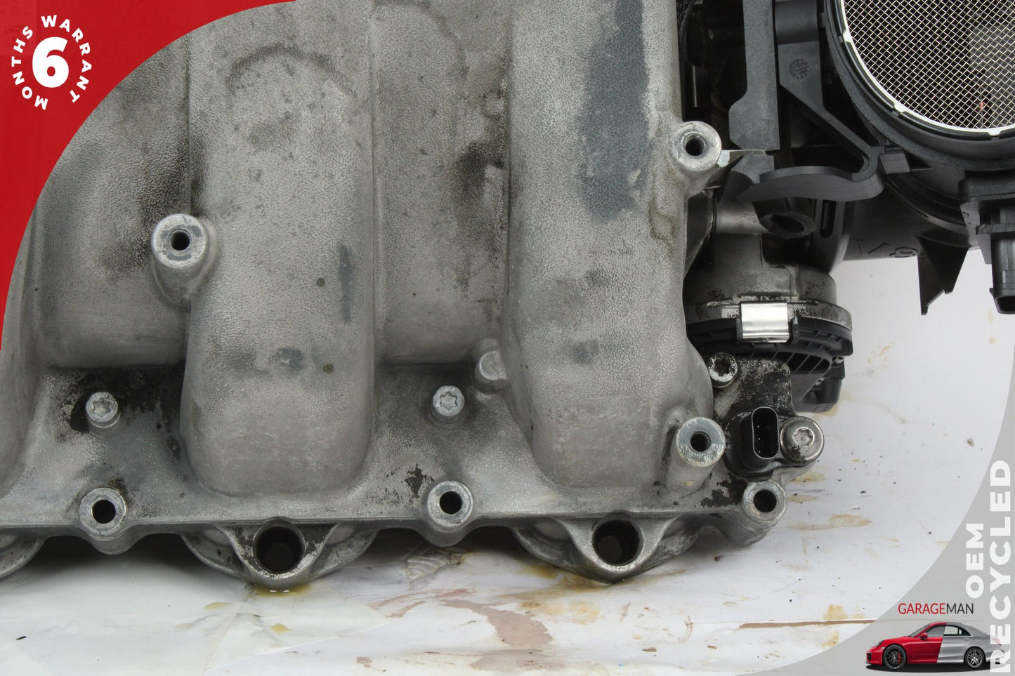 2007-2012 Mercedes W221 S550 Engine Intake Manifold w/ Mass Air Flow Sensor OEM