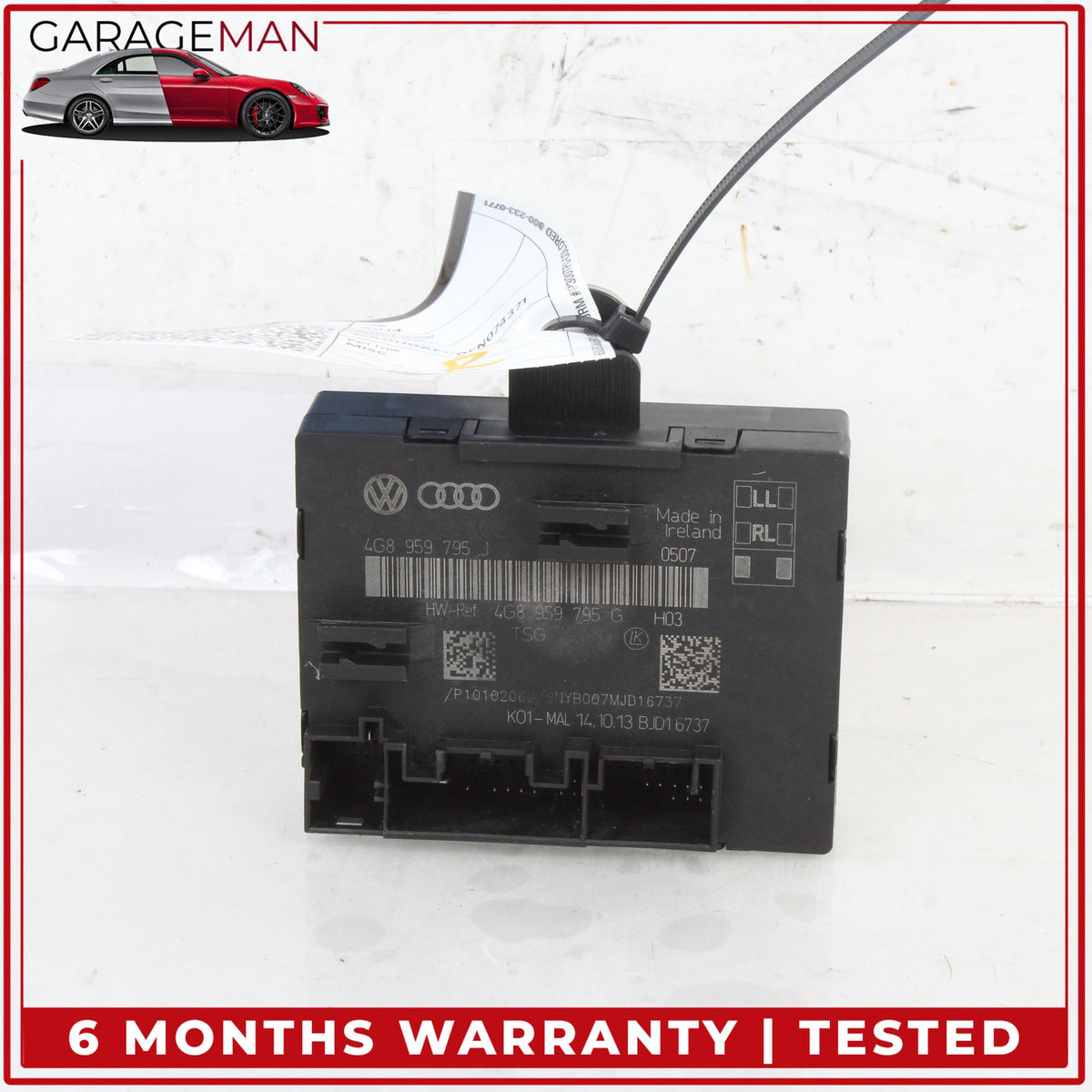 2012-2018 Audi A6 Rear Left or Right Door Control Module Unit 4G8959795J OEM