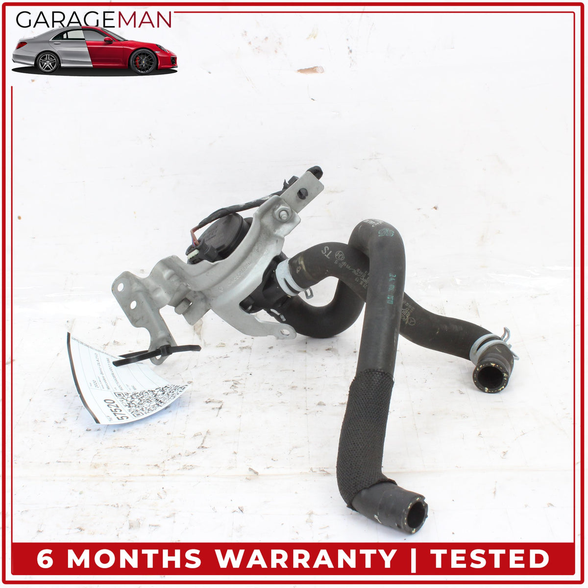 2014-2020 Mercedes X156 GLA250 Auxiliary Water Pump w/ Oil Cooler Hose Pipe OEM