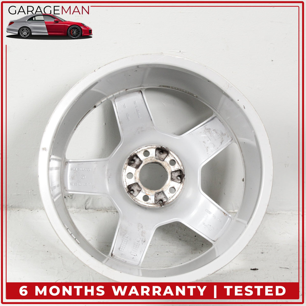 2007-2011 Mercedes W221 S550 S600 Front 5 Spoke Wheel Rim 8.5JX19 H2 ET43 OEM